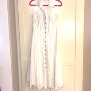 Jones New York summer Cotten eyelet dress